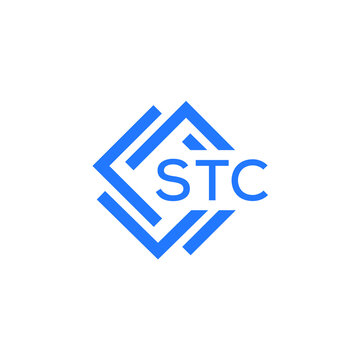 STC technology letter logo design on white  background. STC creative initials technology letter logo concept. STC technology letter design.
