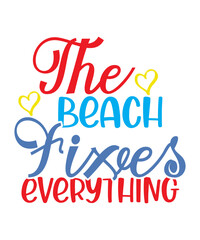 Obraz premium BEACH SVG BUNDLE
