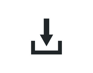 Download Icon vector flat design