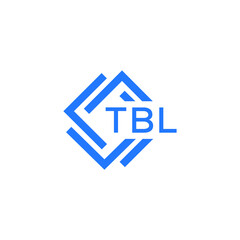 TBL technology letter logo design on white  background. TBL creative initials technology letter logo concept. TBL technology letter design.