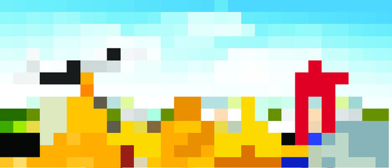 Travel The World - airplane and money,World,Cloud,money. - Building in the city -modern Idea and Concept - Vector