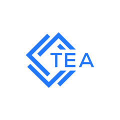 TEA technology letter logo design on white  background. TEA creative initials technology letter logo concept. TEA technology letter design.