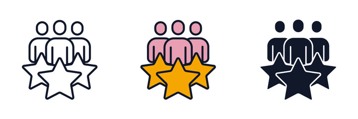 experience icon symbol template for graphic and web design collection logo vector illustration