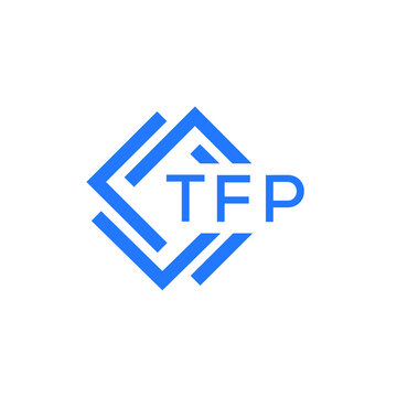 TFP technology letter logo design on white  background. TFP creative initials technology letter logo concept. TFP technology letter design.
