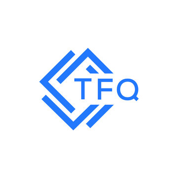 TFQ technology letter logo design on white  background. TFQ creative initials technology letter logo concept. TFQ technology letter design.