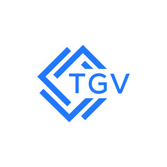 TGV technology letter logo design on white  background. TGV creative initials technology letter logo concept. TGV technology letter design.