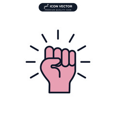 Fototapeta premium motivation icon symbol template for graphic and web design collection logo vector illustration