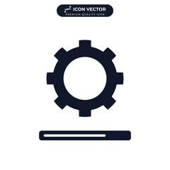 progress icon symbol template for graphic and web design collection logo vector illustration