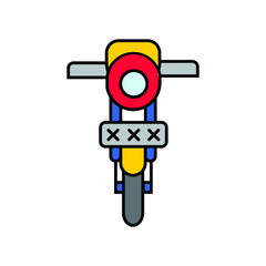 motorbike icon illustration, motorbike. vector design that is suitable for websites, apps, and more.
