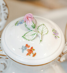 vintage dining set tableware Porcelain Meissen Keramik