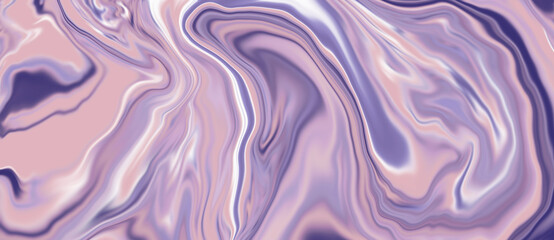 Background with abstract shapes in lilac pastel colors. Marble texture background for your design. A mixture of acrylic paints. Texture of marble.