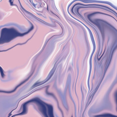 Background with abstract shapes in lilac pastel colors. Marble texture background for your design. A mixture of acrylic paints. Texture of marble.