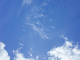 blue sky with clouds