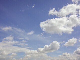 blue sky with clouds