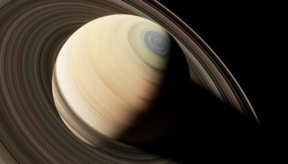 The spectacular rings of the Planet Saturn. Elements of this image were furnished by NASA. © Claudio Caridi