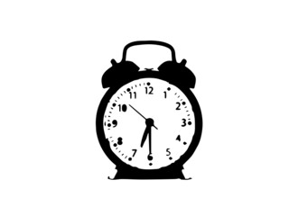 Alarm clock in comic style vector image.Alarm clock icon reminder symbol time sign vector image.Clock line icon vector image.Check mark on clock line icon vector image