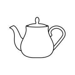 Teapot icon. vector Simple design. vector illustration