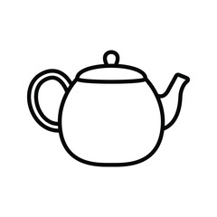 Teapot icon. vector Simple design. vector illustration