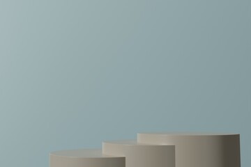 minimal podium 3d rendering product background