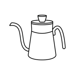 Teapot icon. vector Simple design. vector illustration