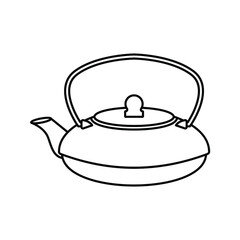 Teapot icon. vector Simple design. vector illustration