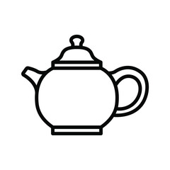 Teapot icon. vector Simple design. vector illustration