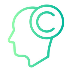 conceptual gradient icon