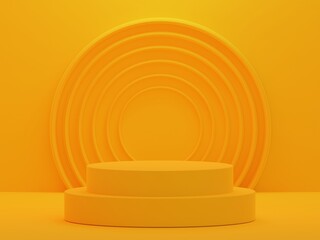 Obraz premium Premium Product Photography Platform Backdrop 3d rendering