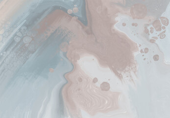 Elegant banner template design with color paint.