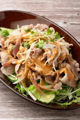 豚しゃぶ（ゴマだれ）