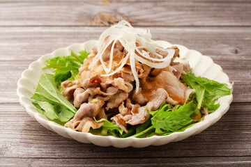 冷しゃぶ　ごまだれ