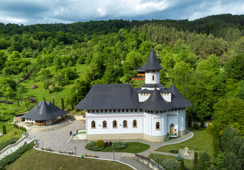 Fototapeta na wymiar Pangarati Monastery from Neamt County - Romania