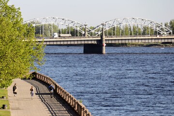 bridge over the river