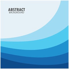 ABSTRACT WAVE BACKGROUND DESIGN WITH BLUE COMBINATION VECTOR