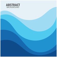 ABSTRACT WAVE BACKGROUND DESIGN WITH BLUE COMBINATION VECTOR