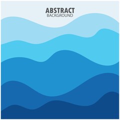 ABSTRACT WAVE BACKGROUND DESIGN WITH BLUE COMBINATION VECTOR