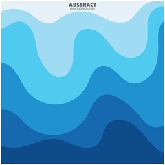 ABSTRACT WAVE BACKGROUND DESIGN WITH BLUE COMBINATION VECTOR