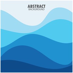 ABSTRACT WAVE BACKGROUND DESIGN WITH BLUE COMBINATION VECTOR