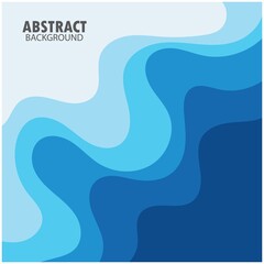 ABSTRACT WAVE BACKGROUND DESIGN WITH BLUE COMBINATION VECTOR