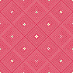 Japanese Diamond Line Vector Seamless Pattern