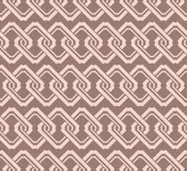 Japanese Overlap Square Chain Vector Seamless Pattern