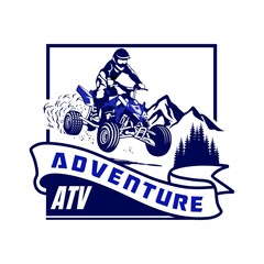 atv logo design icon vector  © THE LASTMINI