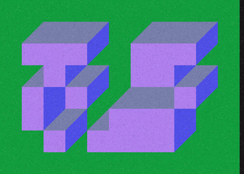 Implementation of Edward Zajec&rsquo;s &ldquo;Il Cubo&rdquo; from 1971. Essentially a Truchet tile set of 8 tiles and rules for placement art illustration
