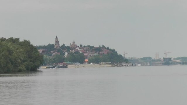 Panoramic view of Zemun (Serbia)
