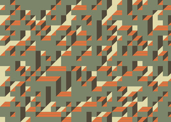 Implementation of Edward Zajec&rsquo;s &ldquo;Il Cubo&rdquo; from 1971. Essentially a Truchet tile set of 8 tiles and rules for placement art illustration