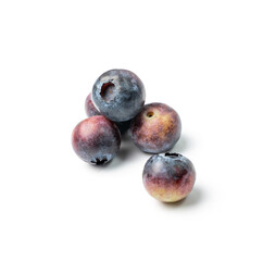 Blueberries, Huckleberry Isolated