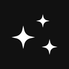 Sparkle icon on grey backround