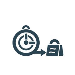 Vector web icon for online ordering and delivery of food and goods. Flat design.