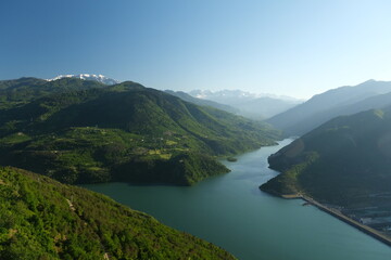 The is Artvin Borçka Muratlı barrage beautiful tourism place..turkey