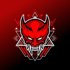 demon logo esport